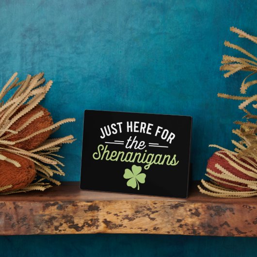 Hier zum Shenanigans St Patrick's Day Fotoplatte (Seite)