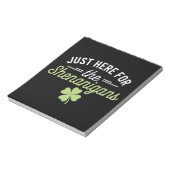 Hier zum Shenanigans St Patrick's Day Notizblock (Rotiert)