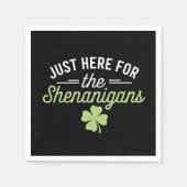 Hier zum Shenanigans St Patrick's Day Serviette (Vorderseite)