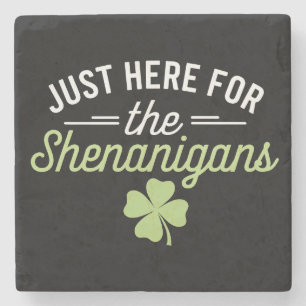 Hier zum Shenanigans St Patrick's Day Steinuntersetzer