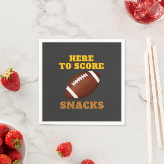 Hier zum Snack Serviette (Beispiel)