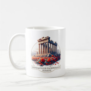 Hierapolis Pamukkale Römische Ruinen Türkei Kaffeetasse