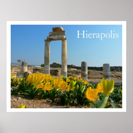 Hierapolis Ruins, Türkei Poster (Vorne)
