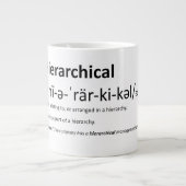 Hierarchical - Pronunciation Assistant Jumbo-Tasse (Vorderseite)