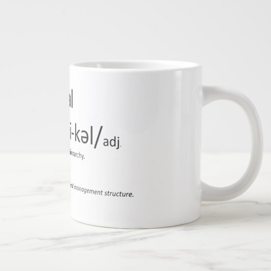 Hierarchical - Pronunciation Assistant Jumbo-Tasse (Rechts)