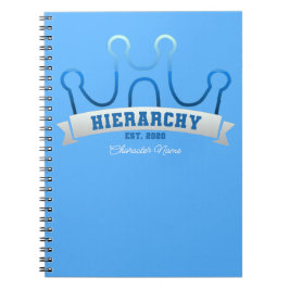 Hierarchie Logo-Banner W/ Name Notizblock