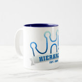 Hierarchy Banner-Tasse Zweifarbige Tasse (Vorderseite Links)