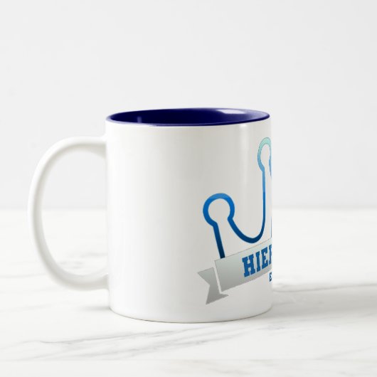 Hierarchy Banner-Tasse Zweifarbige Tasse (Links)