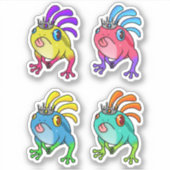 Hierarchy Frog Sitckers Aufkleber (Vorderseite)