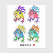 Hierarchy Frog Sitckers Aufkleber (Blatt)