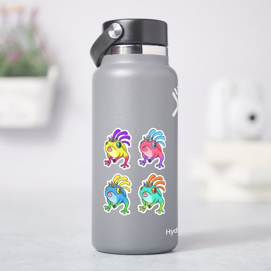 Hierarchy Frog Sitckers Aufkleber (HydroFlask)
