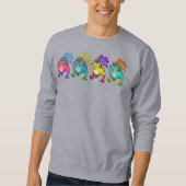 Hierarchy Multicolor Frog Sweatshirt (Vorderseite)