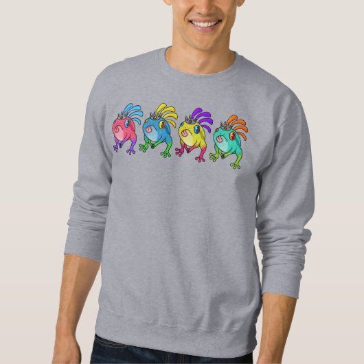 Hierarchy Multicolor Frog Sweatshirt (Vorderseite)