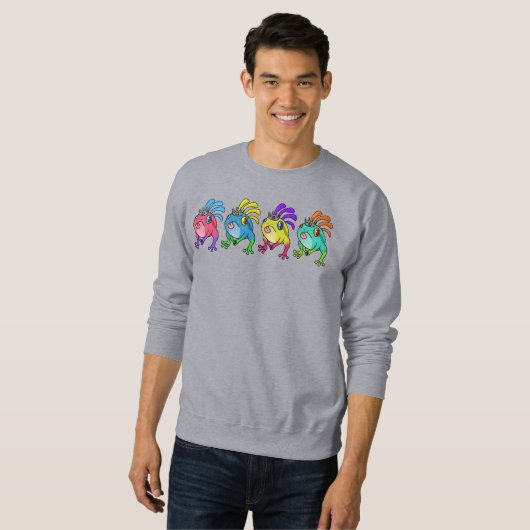 Hierarchy Multicolor Frog Sweatshirt (Vorne ganz)
