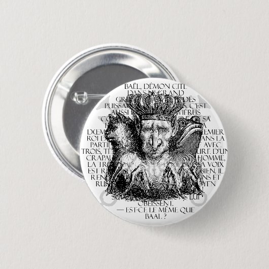 Hierarhia Inferni - Bael Button (Vorne & Hinten)