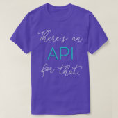 Hierfür gibt es eine API T-Shirt (Design vorne)