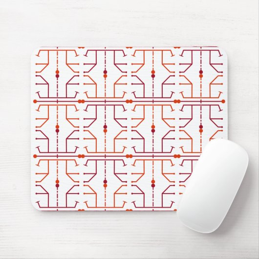 Hieroglyph Abstrakt Pattern Mousepad (Mit Mouse)