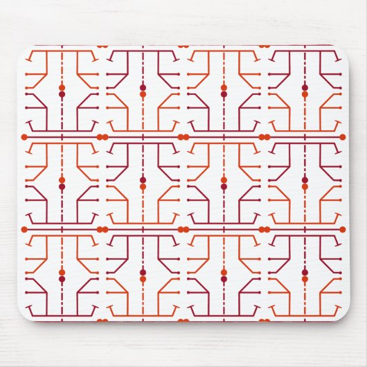 Hieroglyph Abstrakt Pattern Mousepad (Vorne)