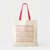 Hieroglyph Abstraktes Muster Tote Bag Tragetasche (Vorne)