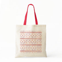 Hieroglyph Abstraktes Muster Tote Bag
