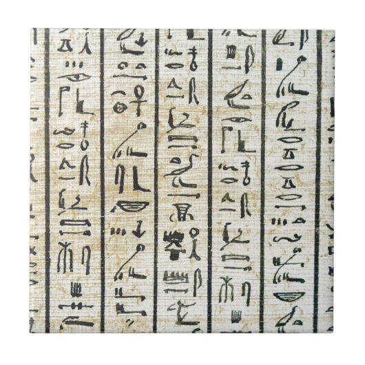 Hieroglyph Fliese (Vorderseite)