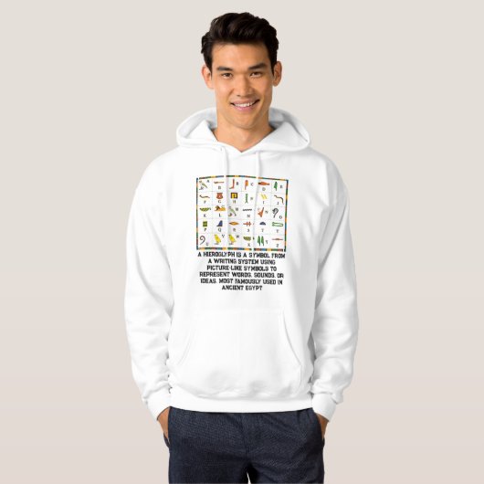 Hieroglyph Hoodie (Vorne ganz)