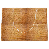 Hieroglyphe Altägyptische Sprache Eingravierter Te Große Geschenktüte (Vorderseite)