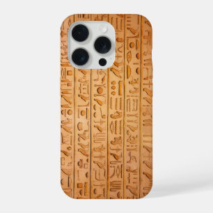Hieroglyphe Altägyptische Sprache Eingravierter Te iPhone 15 Pro Hülle