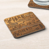Hieroglyphen 2014-1020 getränkeuntersetzer (Linke Seite)