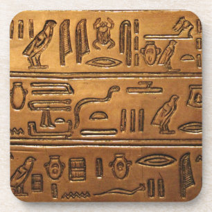 Hieroglyphen 2014-1020 getränkeuntersetzer