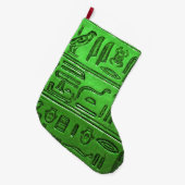 Hieroglyphen 2014-1023 großer weihnachtsstrumpf (Vorderansicht (hängend))