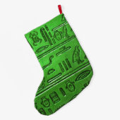 Hieroglyphen 2014-1023 großer weihnachtsstrumpf (Rückseite (Hängend))