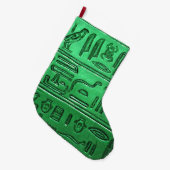 Hieroglyphen 2014-1024 großer weihnachtsstrumpf (Vorderansicht (hängend))