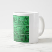 Hieroglyphen 2014-1024 Jumbo-Tasse (Vorderseite Rechts)