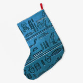 Hieroglyphen_2014_1026 Großer Weihnachtsstrumpf (Rückseite (Hängend))