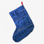Hieroglyphen_2014_1027 Großer Weihnachtsstrumpf (Rückseite (Hängend))