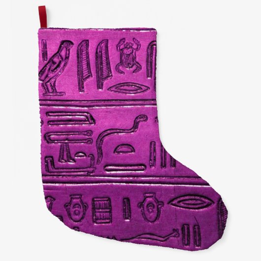 Hieroglyphen_2014_1030 Großer Weihnachtsstrumpf (Vorderseite)