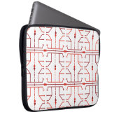 Hieroglyphen Abstract Pattern Laptop Hülle 15-Zoll Laptopschutzhülle (Vorne Rechts)