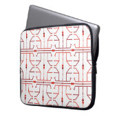 Hieroglyphen Abstract Pattern Laptop Hülle 15-Zoll Laptopschutzhülle (Vorderseite Links)