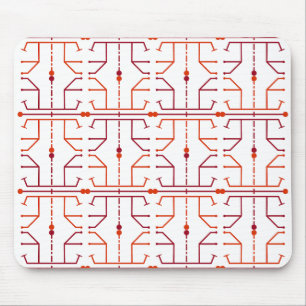 Hieroglyphen-Abstraktmuster-Mauspad Mousepad