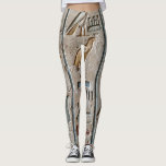Hieroglyphen ägyptische Leggings<br><div class="desc">Leggings mit Bild ägyptischer Hieroglyphen in abgestuften Farben,  die in Stein gemeißelt sind.</div>