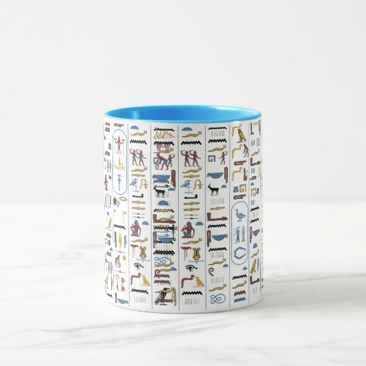 Hieroglyphen Altes Ägypten Pharao Tasse (Zentrum)