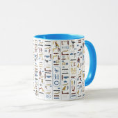 Hieroglyphen Altes Ägypten Pharao Tasse (VorderseiteRechts)