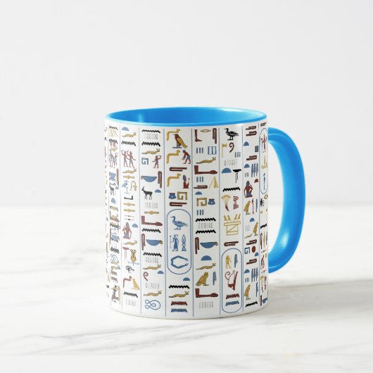 Hieroglyphen Altes Ägypten Pharao Tasse (VorderseiteRechts)