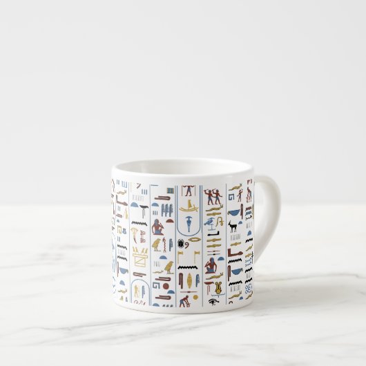 Hieroglyphen Altes Ägypten Pharaoh Bridesmaid Gesc Espressotasse (Vorderseite Rechts)