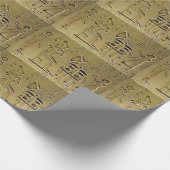Hieroglyphen Geschenkpapier (Ecke)