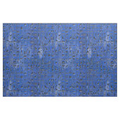 Hieroglyphen im Lapislazuli Stoff (Fat Quarter (45,7 x 55,9 cm))