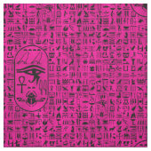 Hieroglyphen lila stoff (Muster)