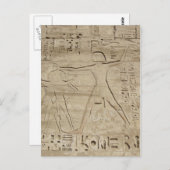 Hieroglyphen Postkarte, anpassen Postkarte (Vorne/Hinten)