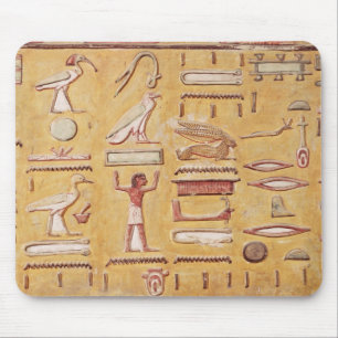 Hieroglyphen, vom Grab von Seti I Mousepad